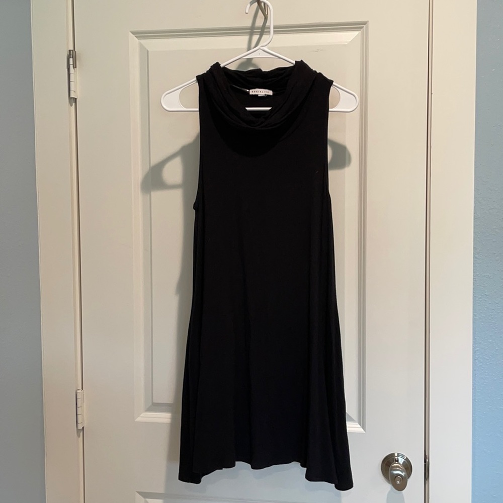tank top black dress